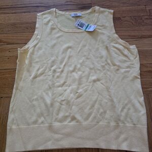 Yellow Sleeveless Top